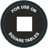 imageDII Checkered Tabletop Collection 100 Cotton Machine Washable Tablecloth 52x52 BlackSummer Check