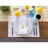 imageDII Checkered Tabletop Collection 100 Cotton Machine Washable Tablecloth 52x52 BlackYellow