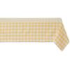 imageDII Checkered Tabletop Collection 100 Cotton Machine Washable Tablecloth 52x52 BlackYellow