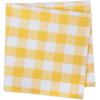imageDII Checkered Tabletop Collection 100 Cotton Machine Washable Tablecloth 52x52 BlackYellow