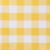 imageDII Checkered Tabletop Collection 100 Cotton Machine Washable Tablecloth 52x52 BlackYellow