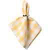 imageDII Checkered Tabletop Collection 100 Cotton Machine Washable Tablecloth 52x52 BlackYellow