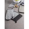 imageDII Cotton Heat Resistant Kitchen Pot Holders Set Set of 28x85 Farmhouse Chic Geometric Design Heat Resistant and Machine Washable for Every Home Kitchen  StripeOven Mitt S2