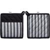imageDII Cotton Heat Resistant Kitchen Pot Holders Set Set of 28x85 Farmhouse Chic Geometric Design Heat Resistant and Machine Washable for Every Home Kitchen  StripePot Holder S2