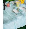 imageDII Diamond Outdoor Tabletop Collection Stain Resistant ampamp Waterproof 60quot Round wZipper Aqua120 x 60 Rectangular