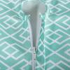 imageDII Diamond Outdoor Tabletop Collection Stain Resistant ampamp Waterproof 60quot Round wZipper Aqua120 x 60 Rectangular