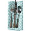imageDII Diamond Outdoor Tabletop Collection Stain Resistant ampamp Waterproof 60quot Round wZipper Aqua20 x 20 Set of 6