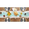 imageDII Dobby Stripe Woven Table Runner 13x108 13x1135 Fringe Included Mineral GrayAqua