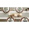 imageDII Dobby Stripe Woven Table Runner 13x108 13x1135 Fringe Included Mineral GrayArtichoke Green
