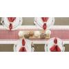imageDII Dobby Stripe Woven Table Runner 13x108 13x1135 Fringe Included Mineral GrayBarn Red