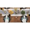 imageDII Dobby Stripe Woven Table Runner 13x108 13x1135 Fringe Included Mineral GrayCool Gray