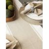 imageDII Dobby Stripe Woven Table Runner 13x108 13x1135 Fringe Included Mineral GrayStone Brown