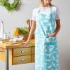 imageDII Everyday Pets Kitchen Collection Chef Apron Large Pockets ampamp AdjustableAqua Cat Print