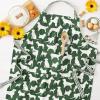 imageDII Everyday Pets Kitchen Collection Chef Apron Large Pockets ampamp AdjustableHunter Green Dog Print