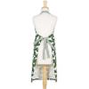 imageDII Everyday Pets Kitchen Collection Chef Apron Large Pockets ampamp AdjustableHunter Green Dog Print