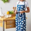 imageDII Everyday Pets Kitchen Collection Chef Apron Large Pockets ampamp AdjustableNavy Cat Print