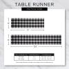 imageDII Farmhouse Braided Stripe Table Runner Collection 15x72 15x77 Fringe Included Navy BlueAntique Green