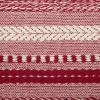 imageDII Farmhouse Braided Stripe Table Runner Collection 15x72 15x77 Fringe Included Navy BlueBarn Red