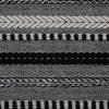imageDII Farmhouse Braided Stripe Table Runner Collection 15x72 15x77 Fringe Included Navy BlueBlack