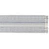imageDII Farmhouse Braided Stripe Table Runner Collection 15x72 15x77 Fringe Included Navy BlueCool Gray