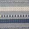 imageDII Farmhouse Braided Stripe Table Runner Collection 15x72 15x77 Fringe Included Navy BlueFrench Blue
