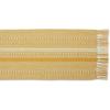 imageDII Farmhouse Braided Stripe Table Runner Collection 15x72 15x77 Fringe Included Navy BlueHoney Gold