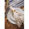 imageDII Farmhouse Braided Stripe Table Runner Collection 15x72 15x77 Fringe Included Navy BlueNavy Blue