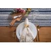 imageDII Farmhouse Braided Stripe Table Runner Collection 15x72 15x77 Fringe Included Navy BlueNavy Blue