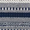 imageDII Farmhouse Braided Stripe Table Runner Collection 15x72 15x77 Fringe Included Navy BlueNavy Blue