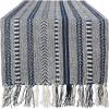 imageDII Farmhouse Braided Stripe Table Runner Collection 15x72 15x77 Fringe Included Navy BlueNavy Blue