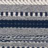 imageDII Farmhouse Braided Stripe Table Runner Collection 15x72 15x77 Fringe Included Navy BlueNavy Blue
