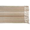imageDII Farmhouse Braided Stripe Table Runner Collection 15x72 15x77 Fringe Included Navy BlueStone