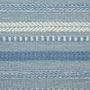 imageDII Farmhouse Braided Stripe Table Runner Collection 15x72 15x77 Fringe Included Navy BlueStonewash Blue