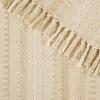 imageDII Farmhouse Braided Stripe Table Runner Collection 15x72 15x77 Fringe Included Navy BlueVintage Linen