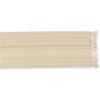 imageDII Farmhouse Braided Stripe Table Runner Collection 15x72 15x77 Fringe Included Navy BlueVintage Linen
