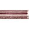 imageDII Farmhouse Braided Stripe Table Runner Collection 15x72 15x77 Fringe Included Navy BlueWine