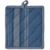 imageDII French Stripe Kitchen Collection Chambray Blue Potholders 2 Count