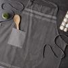 imageDII French Stripe Kitchen Collection Chambray Gray Chef Apron