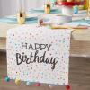 imageDII Happy Birthday Confetti Collection Skirted ApronReversible Table Runner  14x72