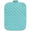 imageDII Heat Resistant Quilted Cotton Pot Holder Set Designed with Space to Personalize Allowing a Customized Design 7x9 Black 3 CountAqua