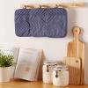 imageDII Heat Resistant Quilted Cotton Pot Holder Set Designed with Space to Personalize Allowing a Customized Design 7x9 Black 3 CountFrench Blue