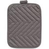 imageDII Heat Resistant Quilted Cotton Pot Holder Set Designed with Space to Personalize Allowing a Customized Design 7x9 Black 3 CountGray