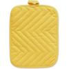 imageDII Heat Resistant Quilted Cotton Pot Holder Set Designed with Space to Personalize Allowing a Customized Design 7x9 Black 3 CountYellow