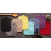 imageDII Heat Resistant Quilted Cotton Pot Holder Set Designed with Space to Personalize Allowing a Customized Design 7x9 Black 3 CountYellow