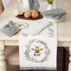 imageDII Honey Bee Collection Kitchen Reversible Table Runner 14x72Reversible Placemat Set  13x19