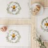 imageDII Honey Bee Collection Kitchen Reversible Table Runner 14x72Reversible Placemat Set  13x19