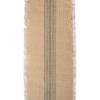 imageDII Jute Burlap Collection Kitchen Tabletop Table Runner 14x72 Double Border Barn RedCenter Stripe Artichoke