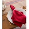 imageDII Jute Burlap Collection Kitchen Tabletop Table Runner 14x72 Double Border Barn RedCenter Stripe Blue  Red