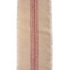imageDII Jute Burlap Collection Kitchen Tabletop Table Runner 14x72 Double Border Barn RedCenter Stripe Red