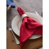 imageDII Jute Burlap Collection Kitchen Tabletop Table Runner 14x72 Double Border Barn RedChevron Blue
